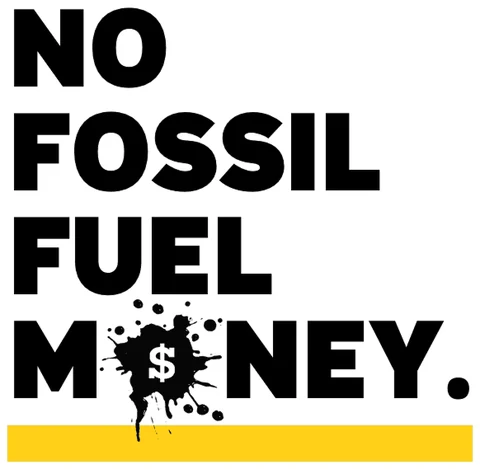 No Fossil Fuel Money logo