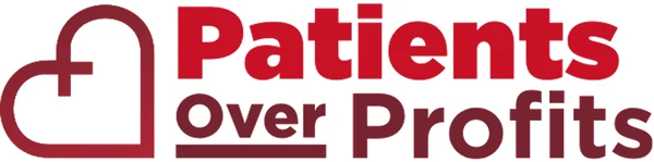Patients Over Profits logo